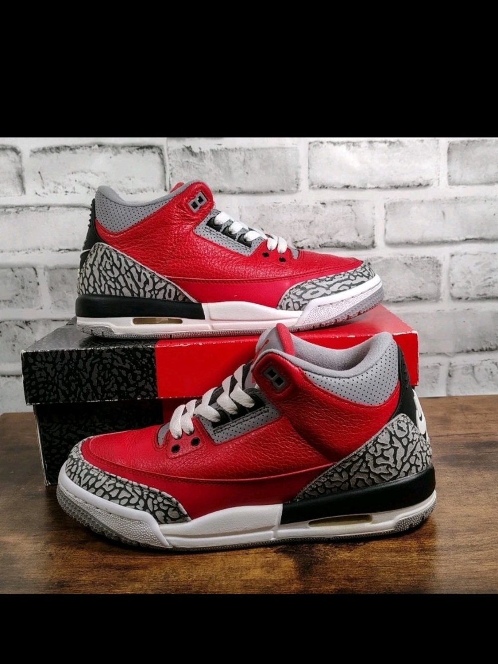 Jordan 3 Retro SE "Fire Red" GS Size 6Y CQ0488-600 Unite